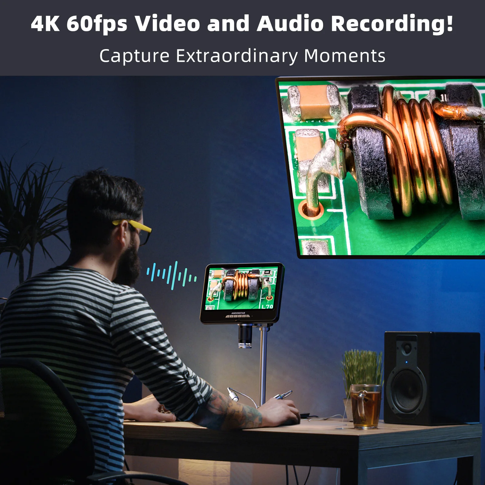 Andonstar AD210S-Pro 4K 60FPS  - Repair Electronics avis et prix