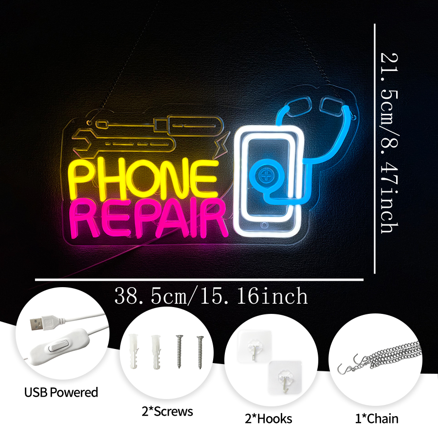 Phone Repair Neon Sign For Wal - Electronics Repair Store avis et prix