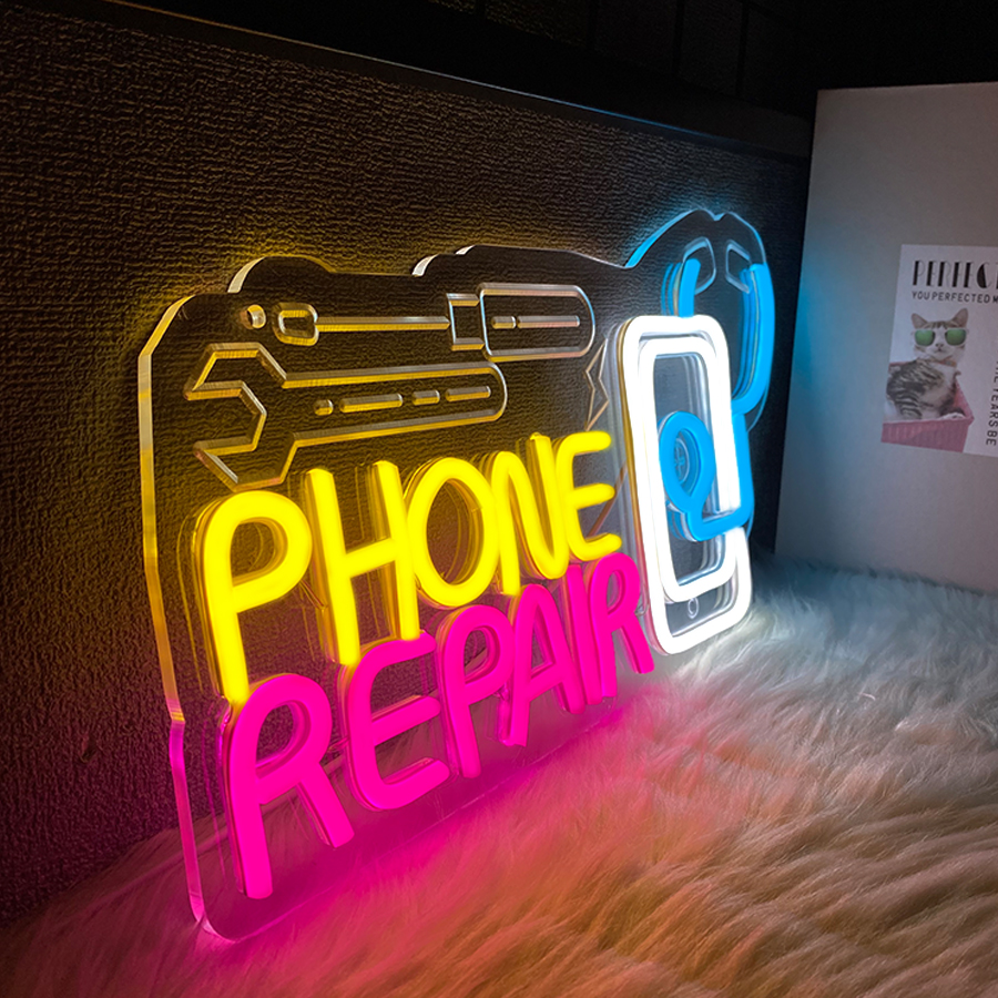 Phone Repair Neon Sign For Wal - Electronics Repair Store avis et prix